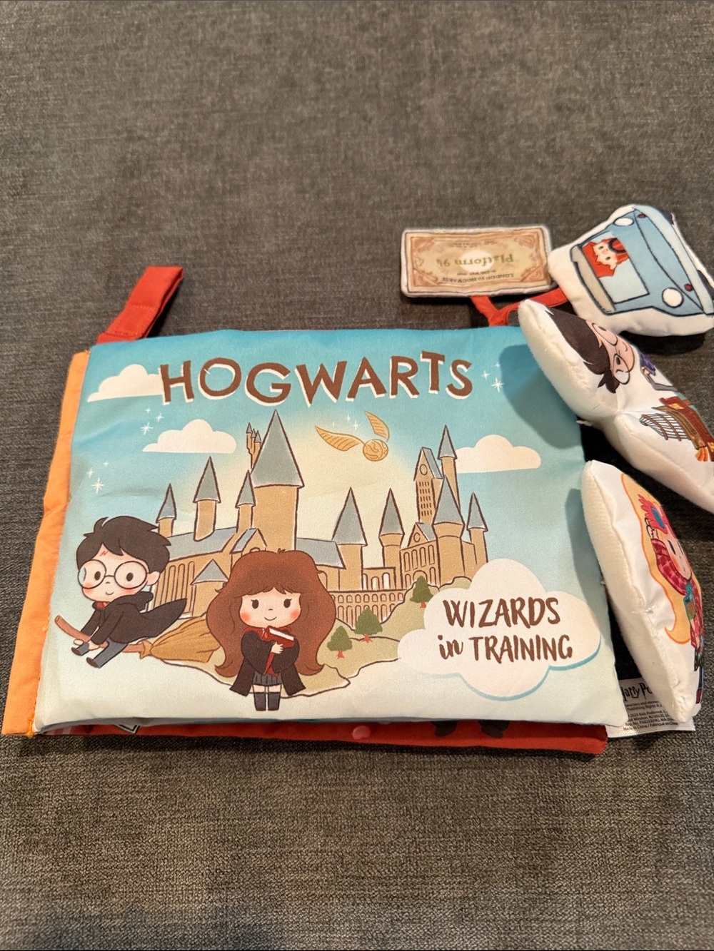 Hogwarts crinkle baby book